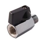 Mini Ball Valve NPT Female x Male Shut-Off Valve in Equal Stainless Steel 301