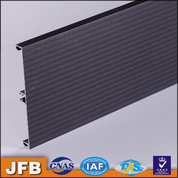 China anodized aluminum profile for kitchen cabinet, hot brush style Kitchen