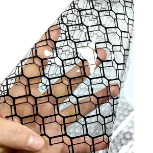 China Transparent ESD Grid Cleanroom Door Partition Curtain factory