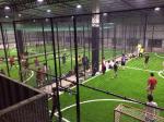 Green Football Playground Synthetic Grass , Playground Fake Grass For Outside