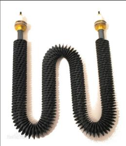 China Finned Tubular Air Heating Elements , W Shape Stainless Heating Element factory