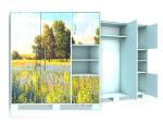 ISO14001 ODM Bedroom Wardrobe Furniture , Home Storage Cabinet With Doors