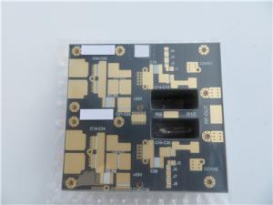 China 2oz Copper Double Layer High Frequency PCB Built on 1.6mm Thick PTFE With Immersion Gold for Power Dividers factory