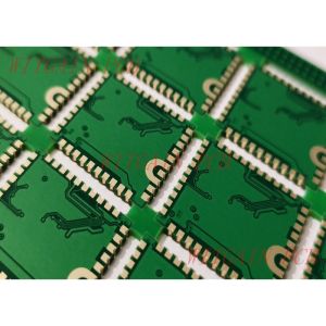 4 Layer PCB Castellated Holes 0.8 MM HDI Immersion Hard Gold Plating PCB