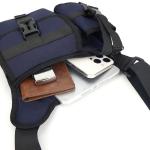Custom Crossbody Chest Bag With Bottle Holder For Camping Biking Travel Cycling