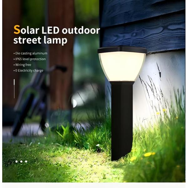 China 2700K Warm White Solar Garden Pathway Light IP65 Waterproof factory