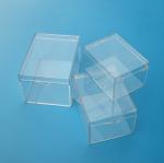 Acrylic Box Custom Clear Plexiglass Acrylic Display 5side Box Sliding Lid Poke