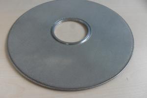 China Heat Resistant 74% Porosity Metal Filter Disc For Industrial Film Making factory
