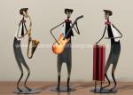 Decorative Metal Ornaments Iron Metal Musician Sculptures 9*11*28cm