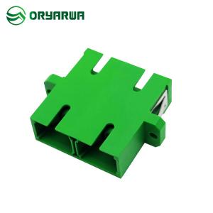 China Multimode APC Duplex SC Fiber Optic Adapter One Piece Design factory