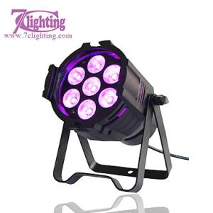 China 7x10W Mini LED PAR Super Mini Dmx LED Spotlight,RGBW Quad Color factory