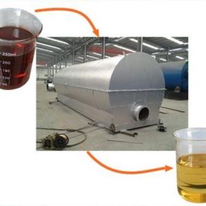 China D1200*3000mm Mini Crude Oil Refinery Distillation Plant for Petroleum to Diesel and Gasoline factory