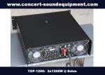 Concert Sound Equipment / 2x1200W Class H High Power Analogue Amplifier For