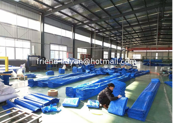 Wholesale Blue Color Tarpaulin Cargo Cover Heavy Duty Woven Fabric 120gsm,UV Resist Garden Cover Sheet,Pool Fabric