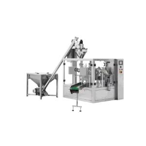 China Four Side Sealing Powder Stand Up Pouch Bagging Machines Fully Automatic factory