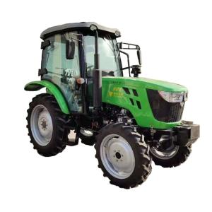 China Online Support 80hp 4wd Gear Drive Tractor with Hydraulic Steering factory
