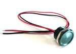 Waterproof Piezo Touch Switch , Aluminum Push Button Switch Green Color Body