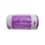 ER34615m Lithium Battery Primary 14500mAh Li Socl2 3.6V Battery