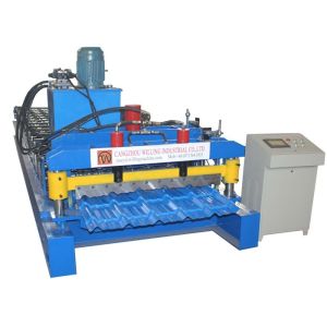 2025 New Design for Glazed Roof Tile Roof Sheet Roll Forming Machine With 18