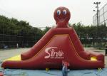 Indoor small octopus kids inflatable slide made of lead free pvc tarpaulin for