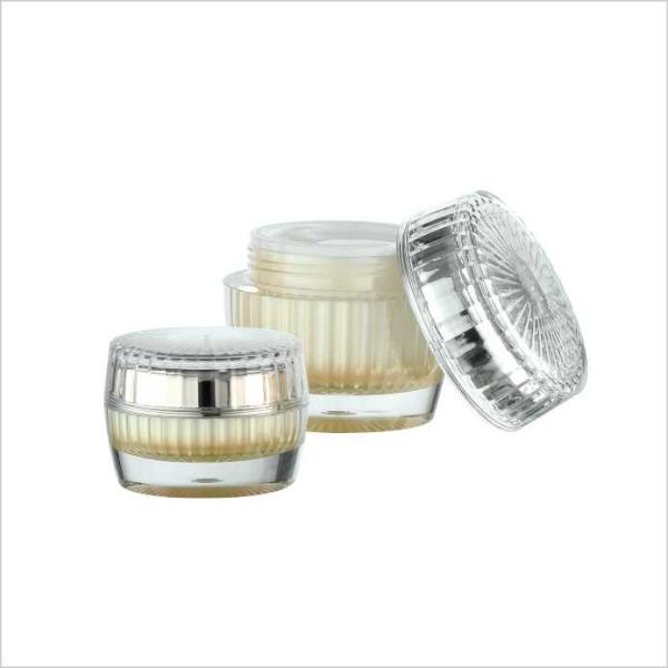 Double Wall Cosmetic Jar Drum Shape Cream Jar 15g 30g 50g Plastic Jar Empty