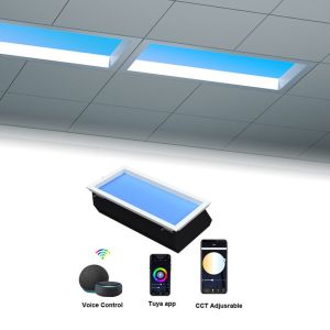 China 40W LED Ceiling Light Panel with Adjustable Color Temperature, Brightness, Smart App & DIY Modes on sale