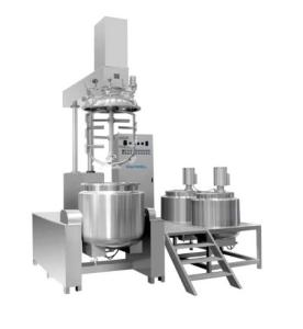 China 2800rpm Ointment Vacuum Homogenizing Emulsifier Cosmetic Cream Vacuum Homogenizer Mixer factory