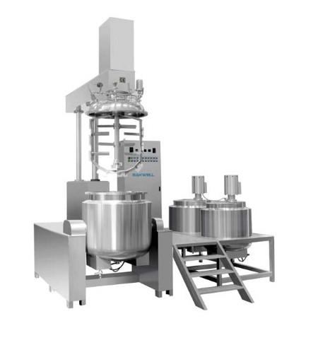2800rpm Ointment Vacuum Homogenizing Emulsifier Cosmetic Cream Vacuum Homogenize