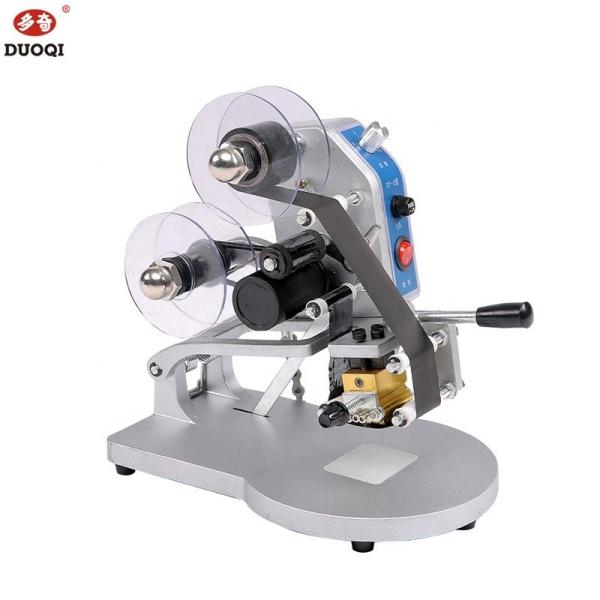 DUOQI DY-8 Hand Impulse Direct Heat Form Ribbon Coding Machine with 2 Line