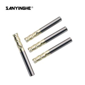 China HRC63 Carbide Corner Radius End Mill 4 Flute End Mill Cutter factory