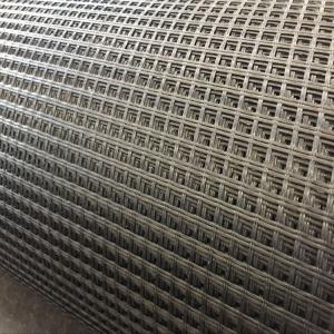 China Asphalt Coated PET Geogrid Glass Fiber Geogrid Soft Soil Reinforcement factory