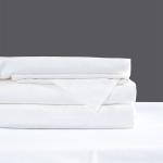 Jacquard Weave Hotel Bedding Sets Linen Flat Bed Sheet Sets