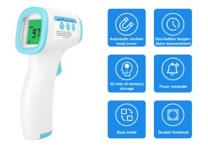 China Digital Clinical Baby Adult Non Contact Infrared Thermometer Gun factory