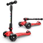 Kids Surfing Skate Kick Scooter Push Scooter With Extra Wide PU Light-Up 4