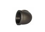 Black Galvanized 1/2" Npt 90 Degree Elbow Threaded Pipe Connectors Square Head