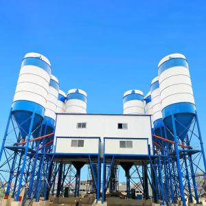 China Automatic HZS180 Concrete Batching Plant 260Kw Ready Mix Concrete Plant factory