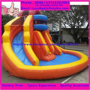 China Guangzhou QinDa Children Favourite Playing Game Inflatable Castle Slide with CE factory