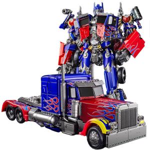 China PVC Transform Robot Car Toys Construction Vehicle Movie Model Oversize Deformation Alloy factory