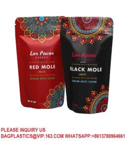 China Stand Up Pouch Resealable Aluminum Foil Mylar Bag Plastic Packaging Food Packaging Bag factory