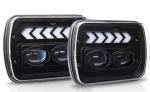 46W 5x7'' 6053 Rectangular LED Driving Lights Arrow H6054