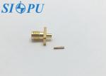 SMA Female RF Coaxial Connectors for 3# Semi-Rigid/Semi Flexible Cables Flange