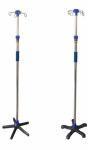 Stainless Steel Five Castors Adjustable Heavy Duty IV Drip Infusion Stand