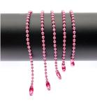 Colorful 120mm Long Mixed Color Metal Adjustable Antiqued Ball Chain with Bead