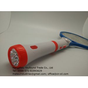 B012 Mosquito Hitting Handle Machine LED Torchlight Fly Swatter