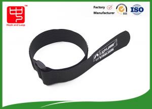 China Black  strap one side sticky backed  , 100% nylon cable ties with buckle factory