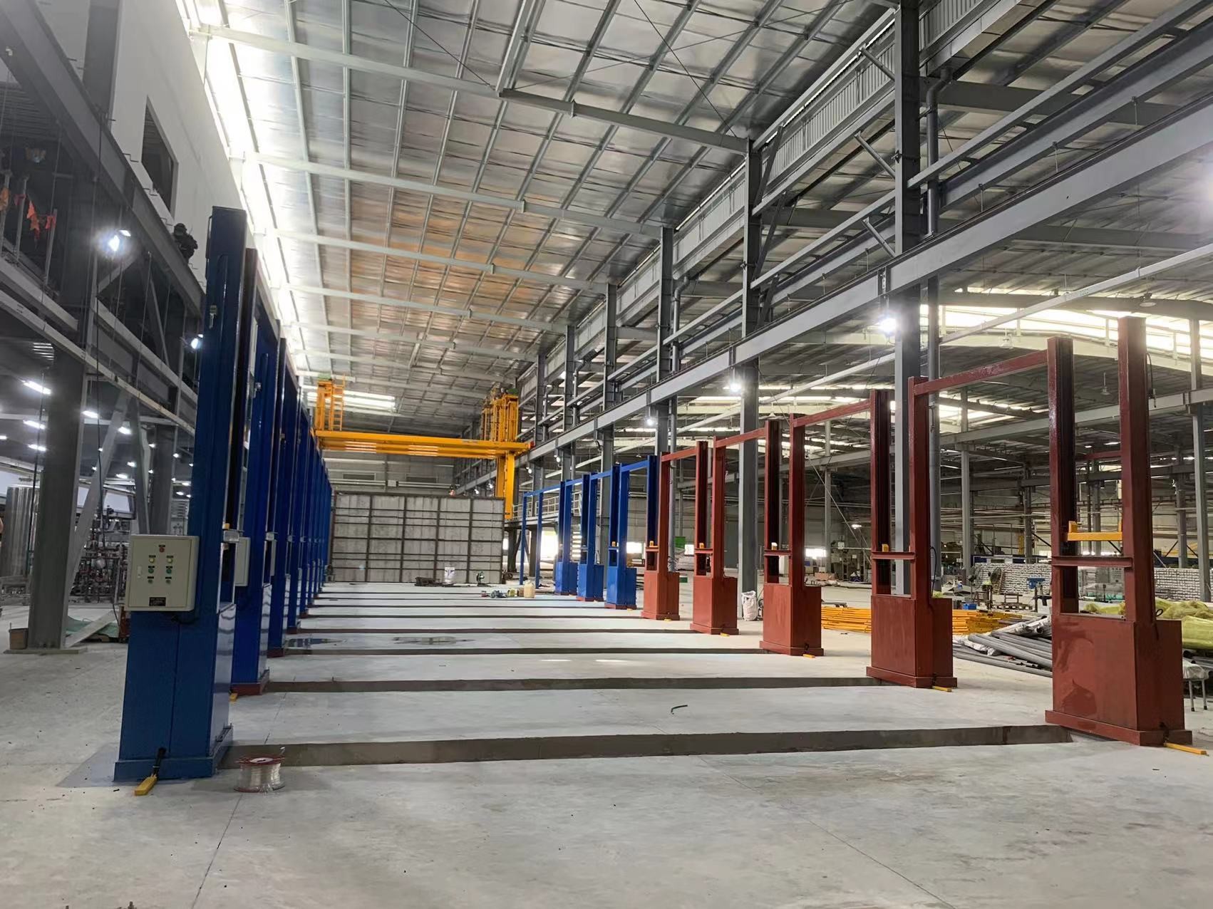 China Horizontal Anodizing Line System Treatment Manual Racking Method factory