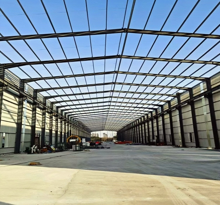 Prefabricated steel structure building exterior