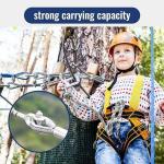 Galvanized 1/4" Stainless Steel Cable 50ft 7 X 19 Aircraft Cable for Yard