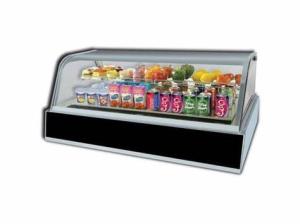 China Large Volume Table Top Display Chiller , Countertop Glass Door Freezer factory