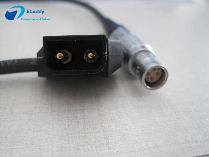 Cigarette Lighter Style Custom Power Cables With XLR / BNC Powertap Connectors